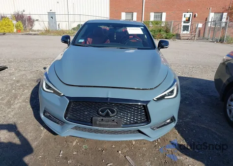 2022 Infiniti Q60 Red Sport 400 Awd from USA, damaged, VIN JN1FV7LL7NM680167